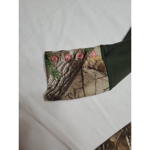 Under Armour Women's Scent Control Real Tree Shirt Camo Size XL Base Layer - Picture 4 of 11